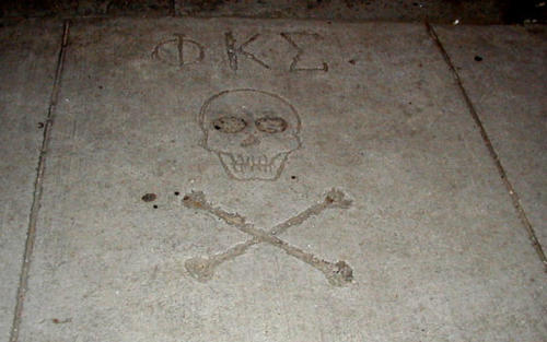 Skull at Entrance