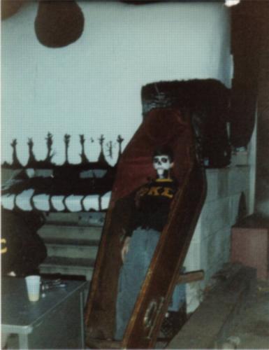 Skull in Coffin 1985
